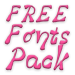 free fonts pack 16 android application logo